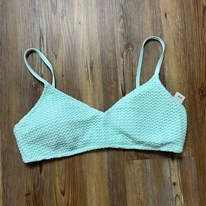 Aerie women’s swim top, size XL, NWT, light teal